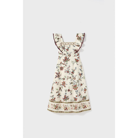 NWT Tuckernuck x Studio McGee Terracotta Cotton Nora Dress Red Chintz Size Small - Picture 15 of 16